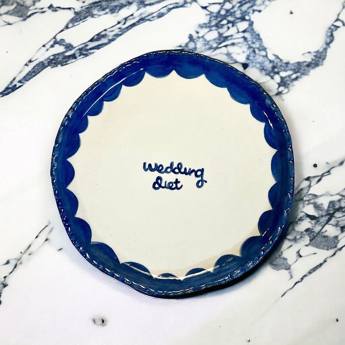 "wedding diet" Tiny Plates/Set of Two