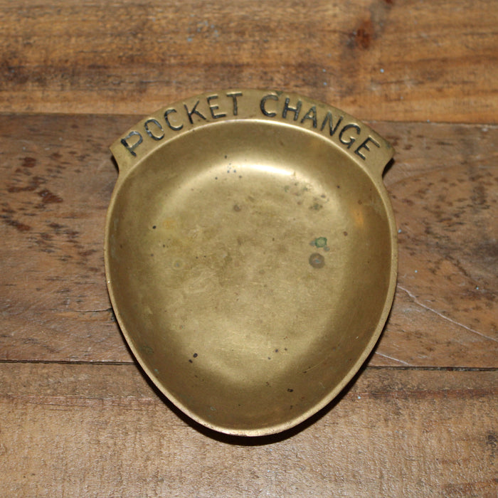 Vintage Brass "Pocket Change" Tray