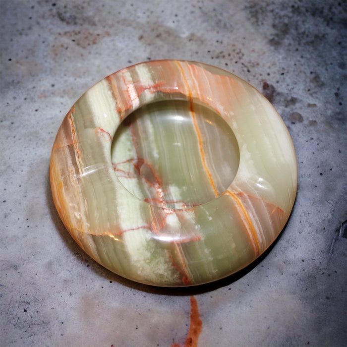 Striped Agate Marble Tray