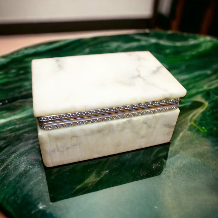 Vintage Italian Alabaster Cigarette Box