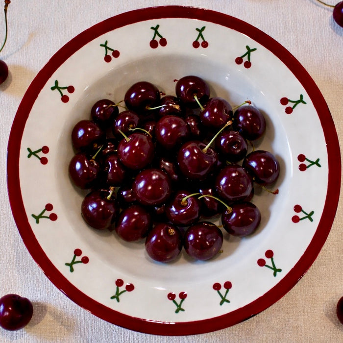 “you’re my cherry on top” Hand-painted Serving Bowl