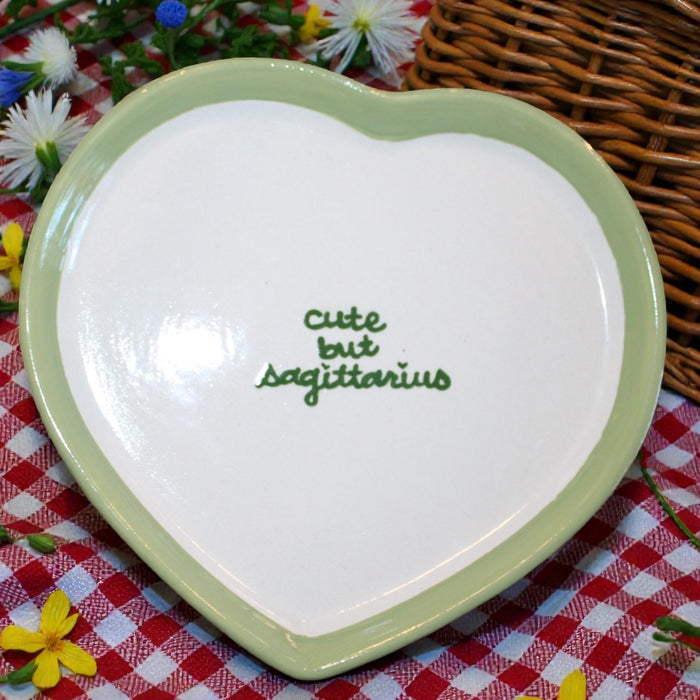 Hand-painted Zodiac Dinner Plates/Collection of Two