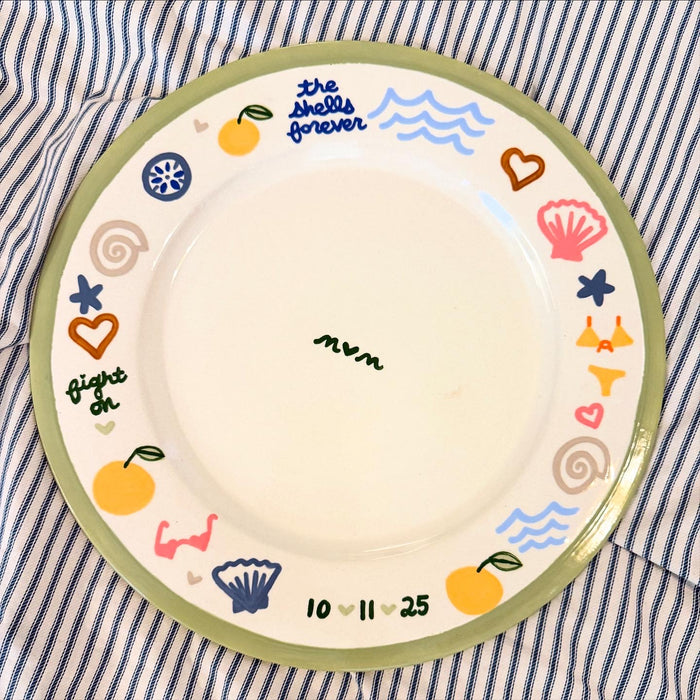 Hand-painted Custom Doodle Platter