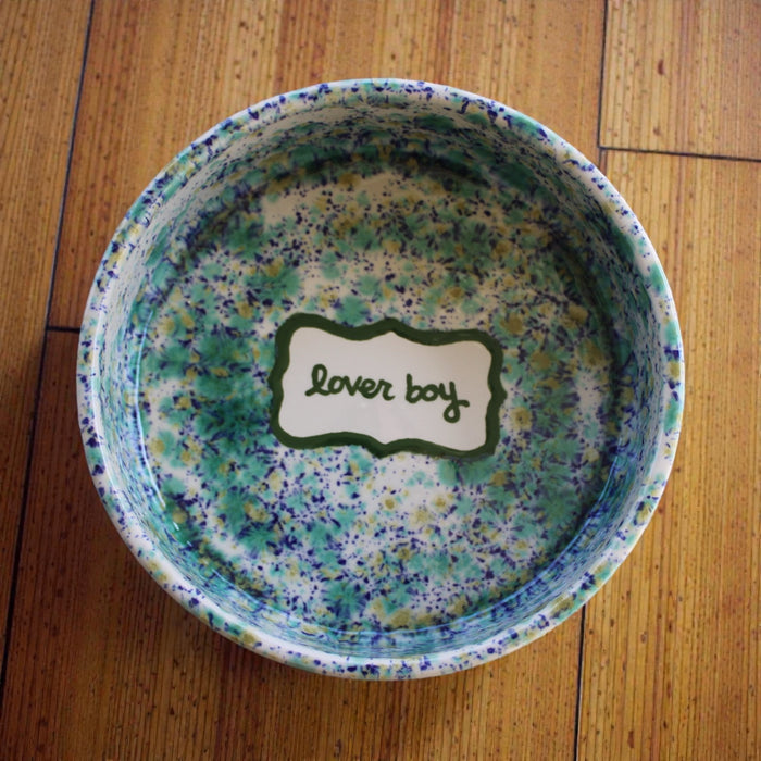 Hand-painted Custom Ceramic Dog Bowl