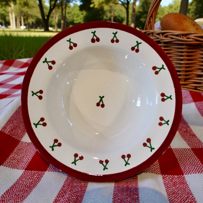“you’re my cherry on top” Hand-painted Serving Bowl