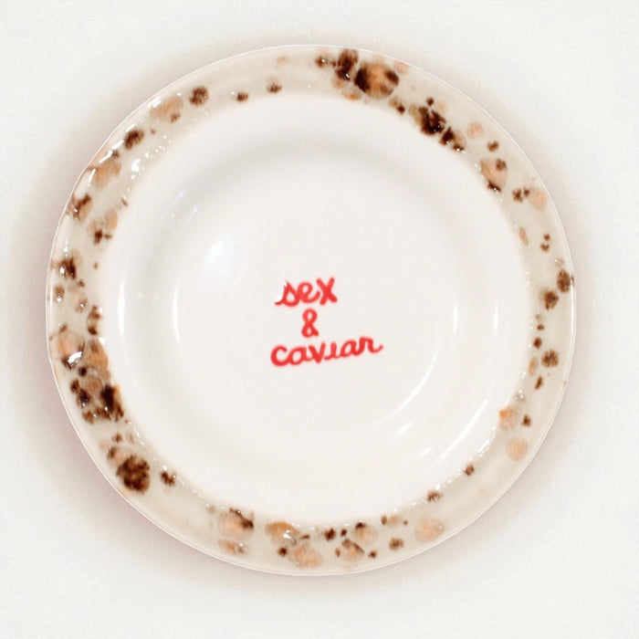 "sex and caviar" Tiny Plates/Collection of Four