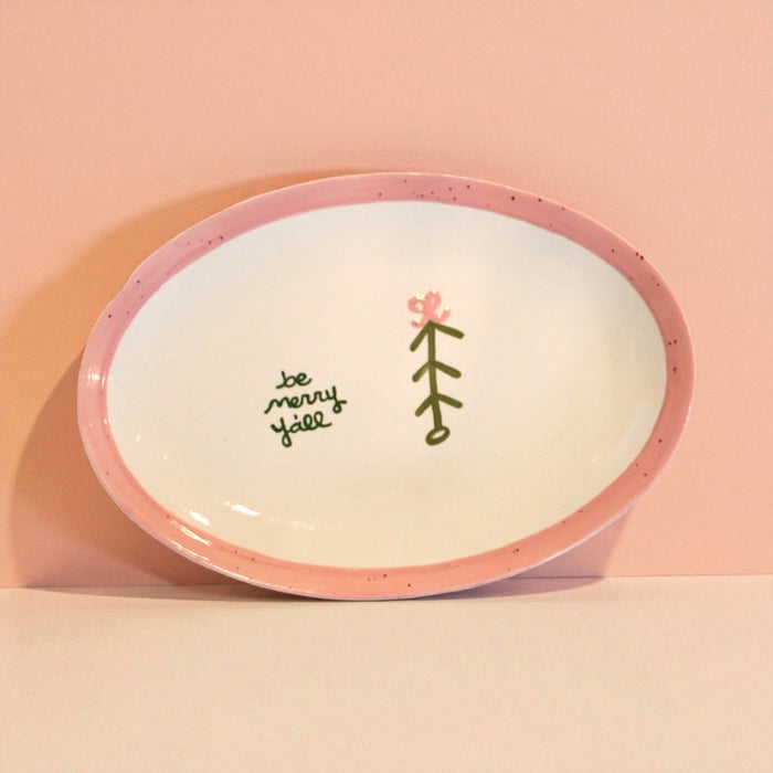 A Very Vintage Christmas Platter