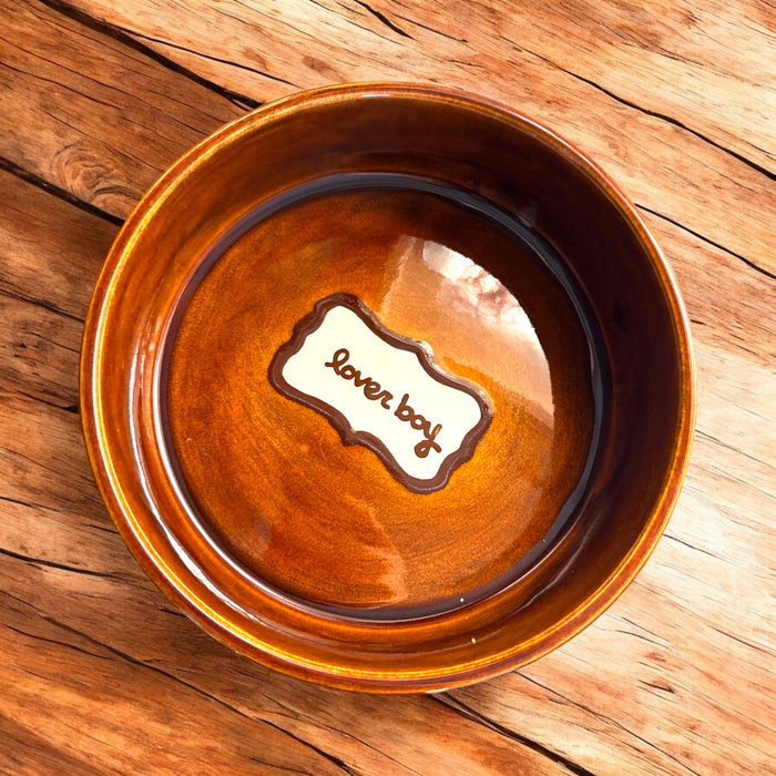 Hand-painted Custom Ceramic Dog Bowl